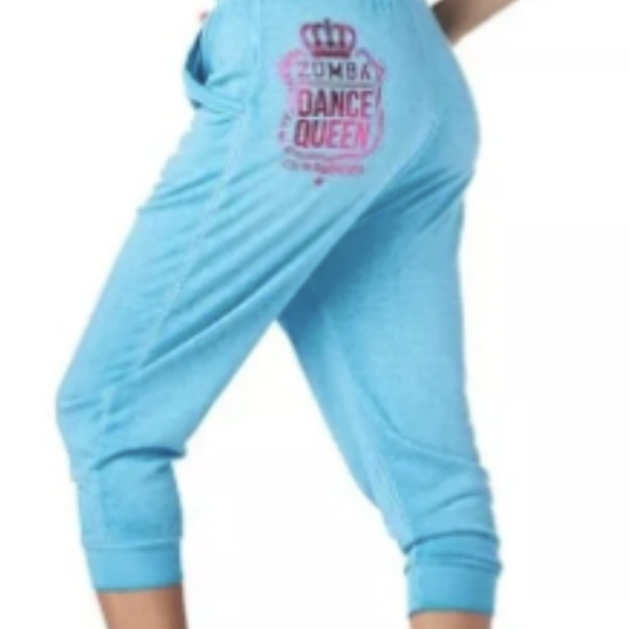 NWT Zumba instructor sweatpants Capri size M - Picture 2 of 8